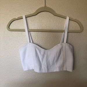 White Cage Back Brandy Melville Bralette (Bandeau)
